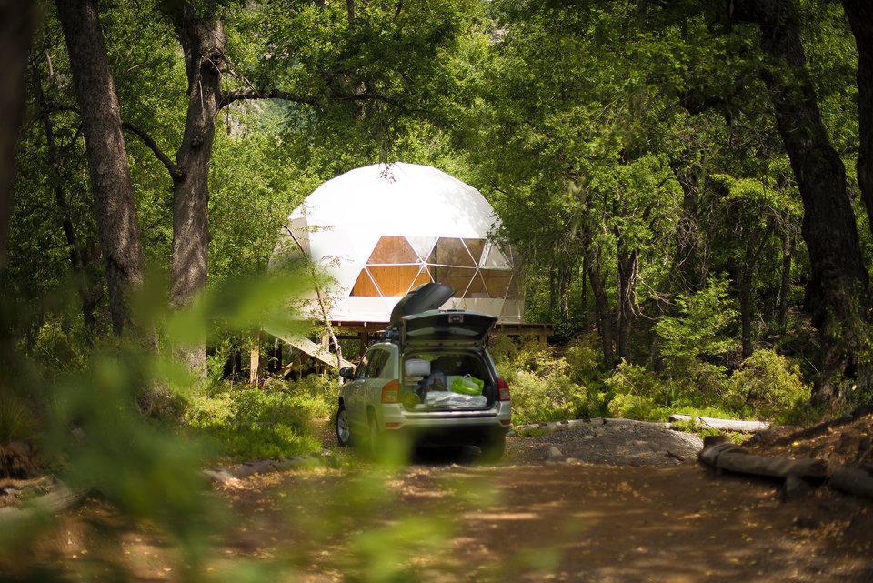 Glamping Domos Treepod Hotel ลัสตรันกัส ภายนอก รูปภาพ